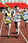 111 Amilia Leslie (Jarrow) and 104 Ellie Mahon (Gateshead), 2011 North East Champs, Gateshead
